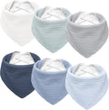 Susurration Muslin Baby Drool Bibs 6Pack Soft Triangular Adjustable Baby by Susurration