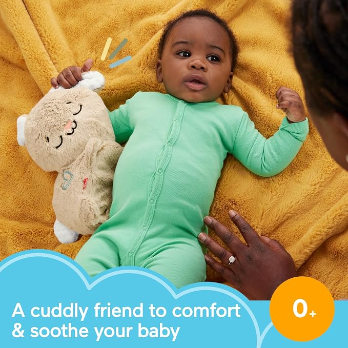 Fisher-Price Baby Sound Machine Soothe & Settle Bunny Portable Plush Toy - Image 2
