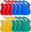 Large Waterproof Bibs Primary Collection by ToppyToddlerUSA