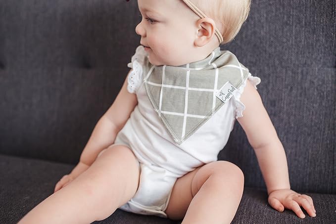 Copper Pearl Baby Bandana Drool Bibs - Image 4