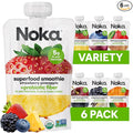 Noka Superfood Fruit Smoothie Pouches Variety Pack, Healthy Snacks by NokaSuperfoodSnacks
