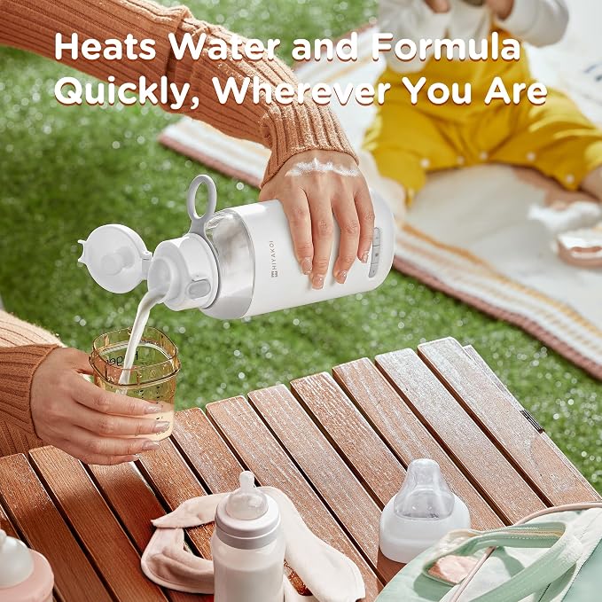 Portable Water and Milk Warmer, HIYAKOI Bottle Warmer On The Go Fast Heating - Image 2