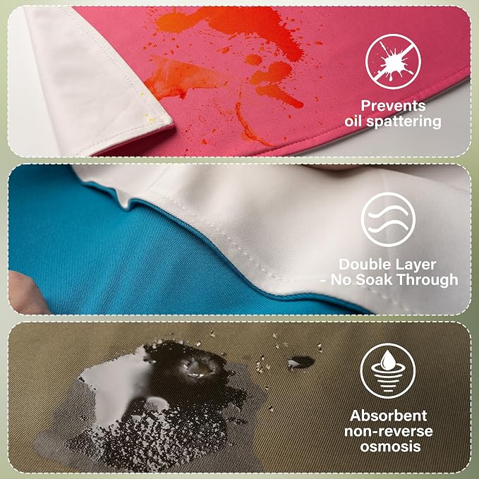 Adult Absorbent Drool Bandana Bibs, Large Soft Bibs Set - Image 5