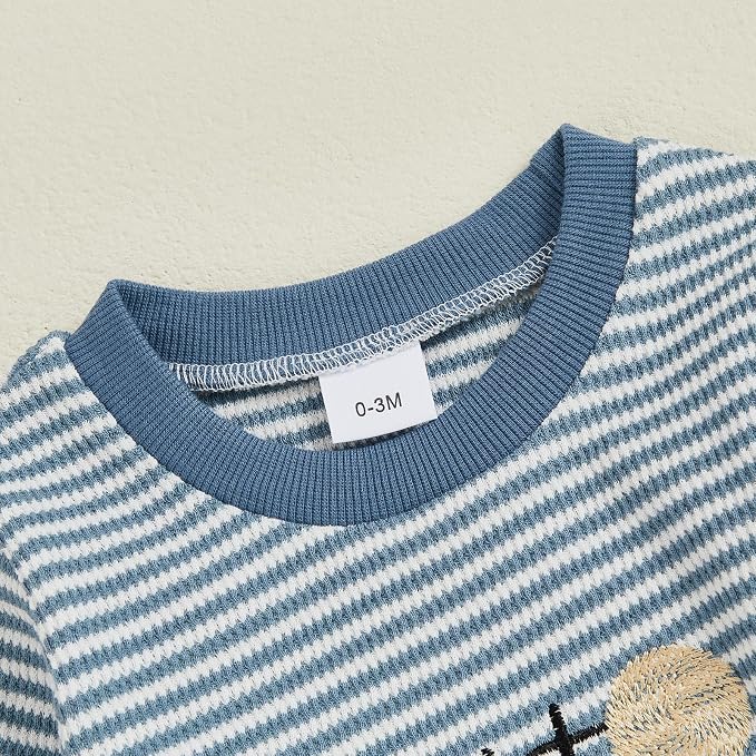 SAYOO Infant Baby Boy Girl Golf Outfit New to The Golf Club Embroidery Romper - Image 7
