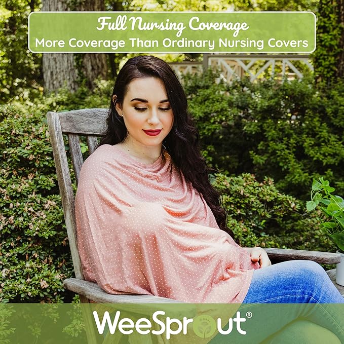 WeeSprout Nursing Cover for Breastfeeding, Feeding Cover for Breastfeeding - Image 2