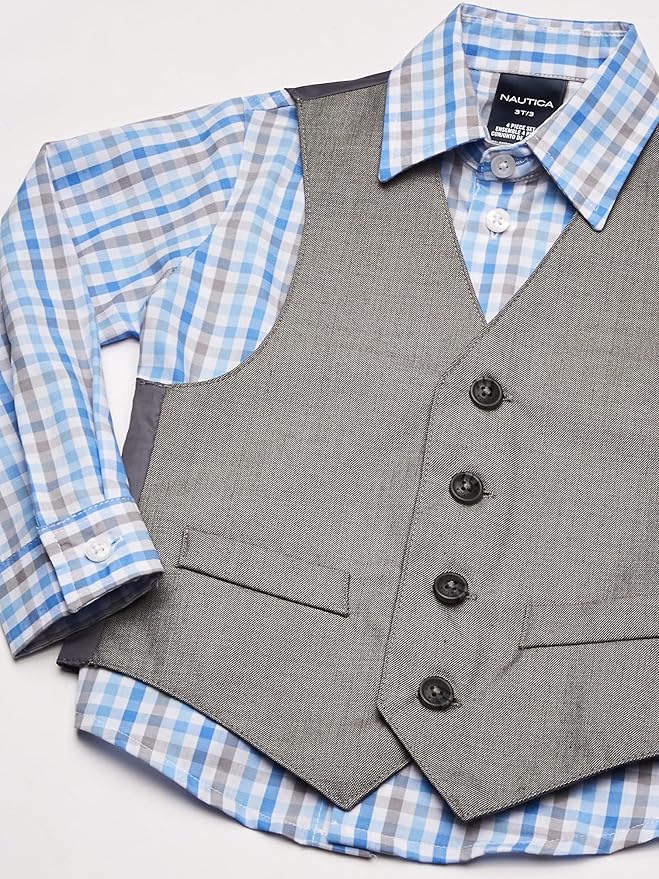 Nautica Boys' 4-Piece Formal Suit Set - Image 2