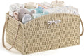 HBlife Diaper Caddy Organizer, Hand-Woven Storage Basket by HBlife