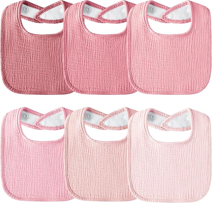 Muslin Baby Bibs Cotton Baby Drool Bandana Bibs by Kewlife+gift