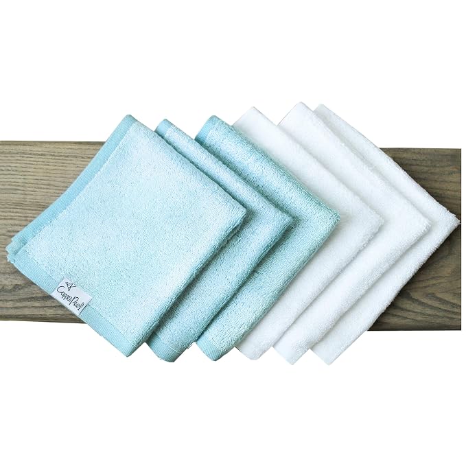 Copper Pearl 6 Ultra Soft Baby Bath Washcloths Premium Large Soft Sonny 11" x - Image 7