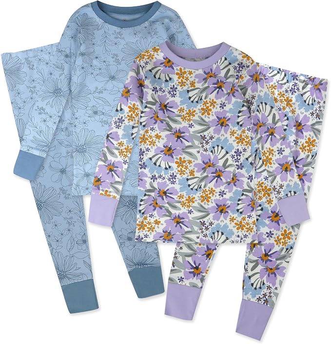 HonestBaby 4 Piece Pajamas Sleepwear Pjs 100% Organic Cotton by HonestBaby