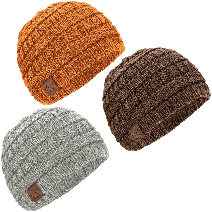 3-Pack Baby Beanies for Boys, Girls by KeaBabies