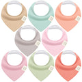 KeaBabies 8-Pack Bandana Bibs for Baby Girls, Boys by KeaBabies