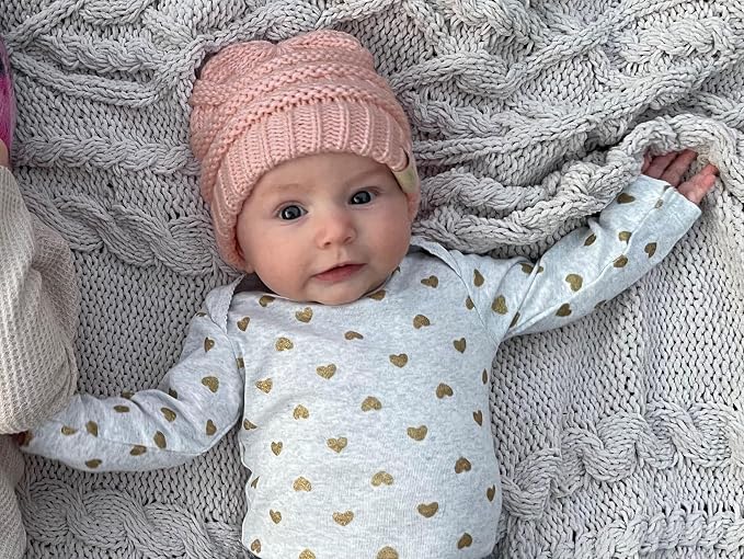 Funky Junque Baby Winter Hat – Cute Newborn Hats, Cozy Warm Infant Beanie - Image 6