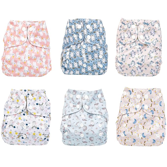 Simple Being Reusable Cloth Diapers, Double Gusset, One Size Adjustable - Image 3