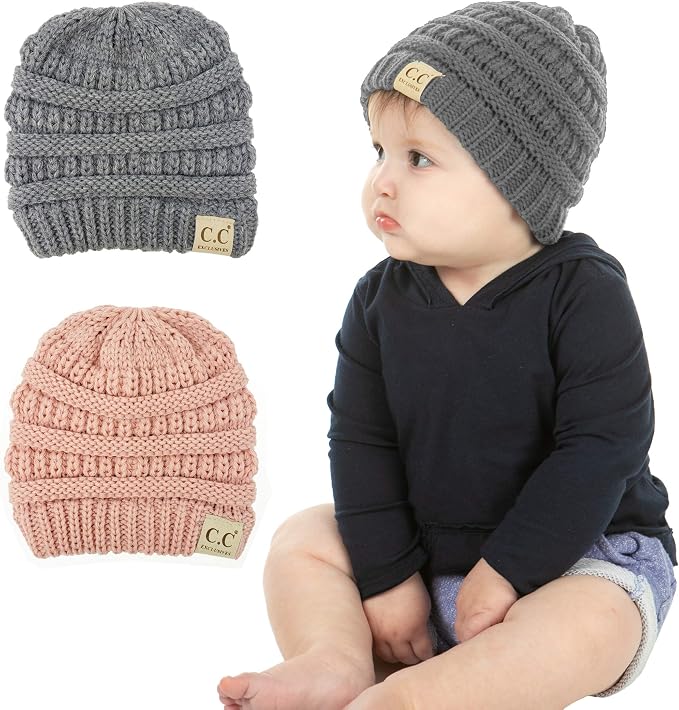 Funky Junque Baby Winter Hat – Cute Newborn Hats, Cozy Warm Infant Beanie by FunkyJunque