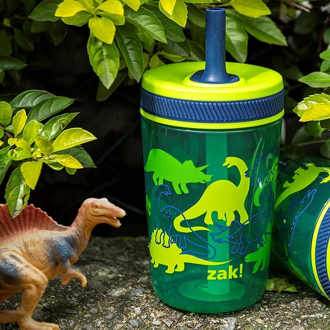 Zak Designs Kelso 15 oz Tumbler Set, Leak-Proof Screw-On Lid - Image 9