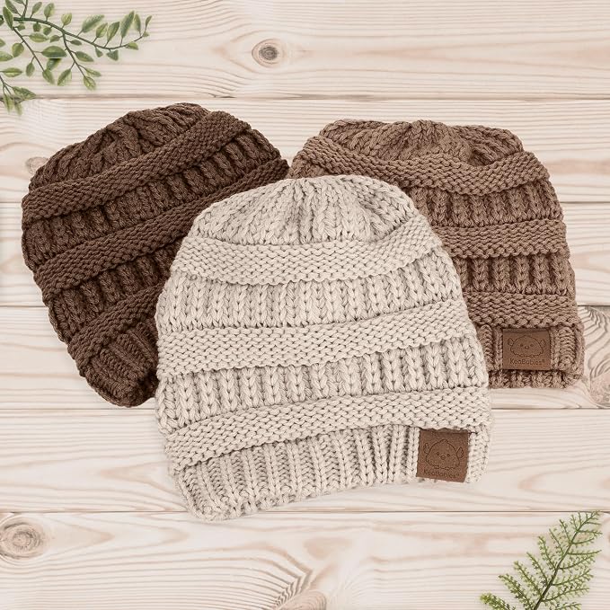 3-Pack Baby Beanies for Boys, Girls - Image 9