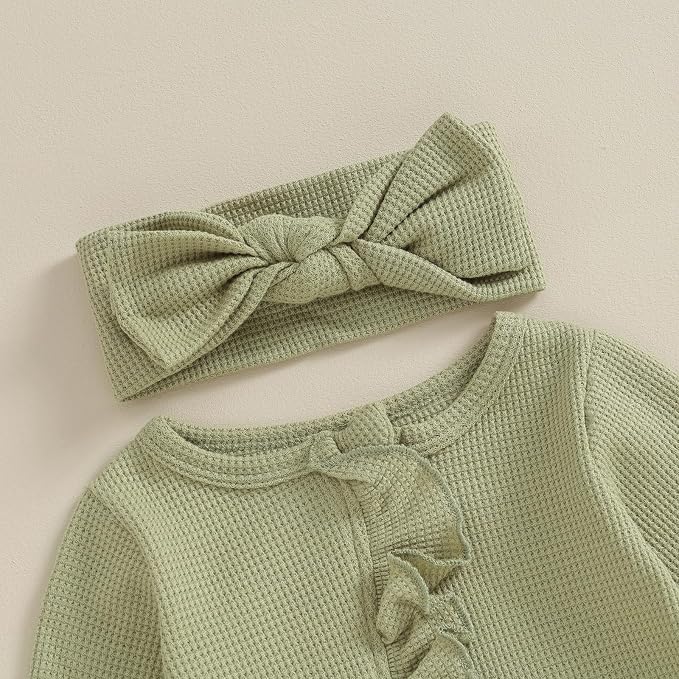 CIYCUIT Baby Girls Cactus Footies Newborn Zip Up Onesie Romper - Image 2