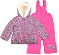 Arctic Quest Little Girls Bib Snow Pants and Ski Jacket Water-Resistant Snowsuit by ArcticQuest