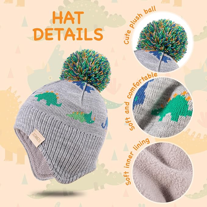 Beanie Knit Hats for Toddlers - Image 3