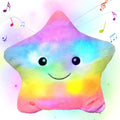 Cuteoy 13" Musical Rainbow Star Plush Pillow Glowing Twinkle Night Light by Cuteoy