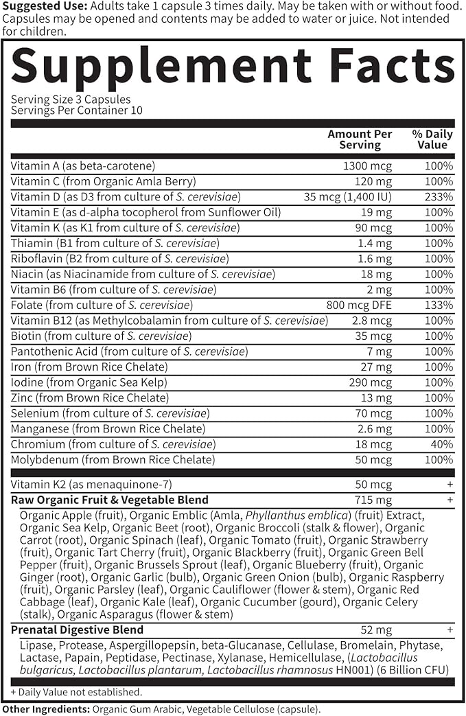 Garden of Life Prenatal Multivitamin - Image 5