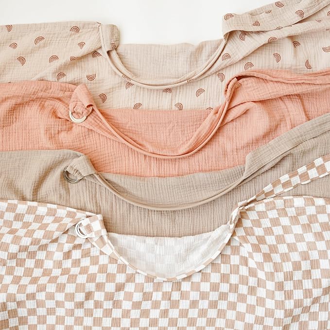 Muslin Nursing Covers for Breastfeeding, Privacy Breast Feeding Cover - Image 5