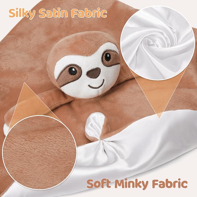 Pro Goleem Sloth Security Blanket Soft Loveys - Image 6