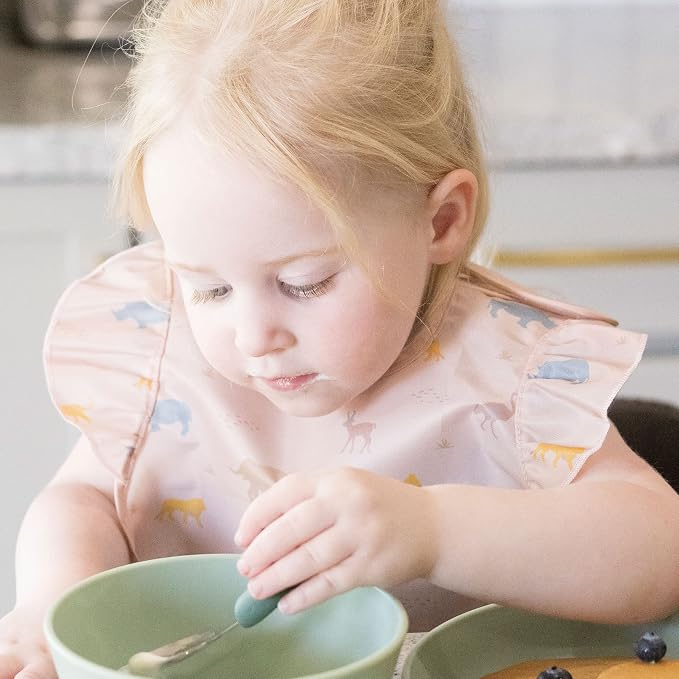 Tiny Twinkle Mess Proof Baby Bibs - Image 9