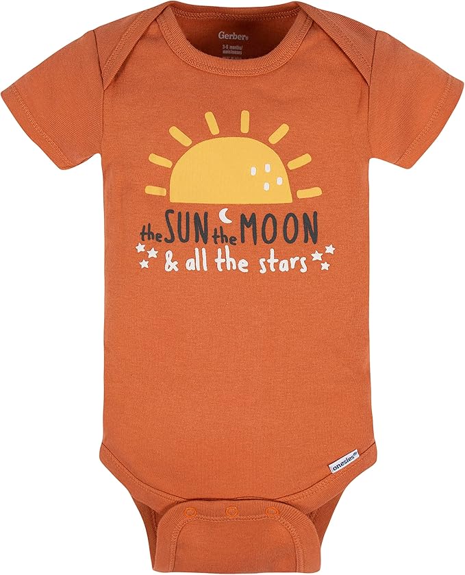 Gerber unisex-baby 8-pack Short Sleeve Onesies Bodysuits - Image 4