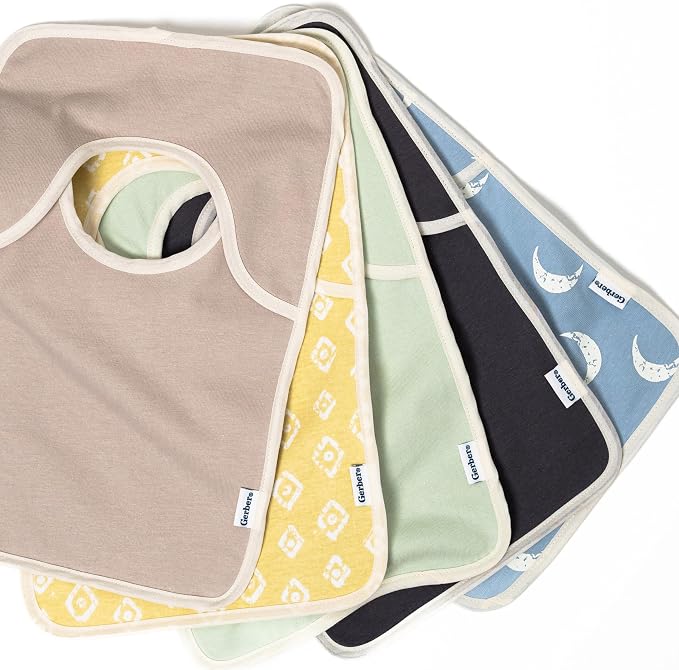 Gerber Unisex Baby Lap Shoulder Bibs - Image 5