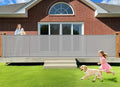 196 Inch Retractable Baby Gates Extra Wide, 41 Inch Reinforced Extra Tall Gate by EZIGO