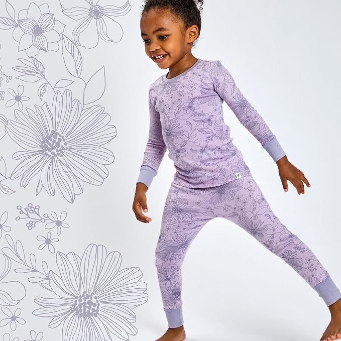HonestBaby 4 Piece Pajamas Sleepwear Pjs 100% Organic Cotton - Image 2