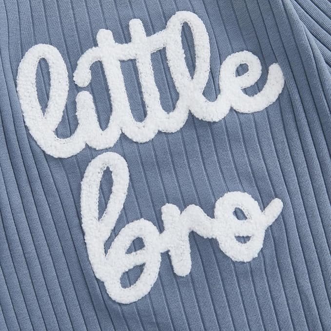Fernvia Newborn Baby Boy Clothes Letters Print Bodysuit 3 6 9 12 18 Months Long - Image 4