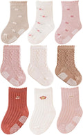 Baby Crew Socks, Grips Combed Cotton Socks Toddler Non-Skid by JPoqobog