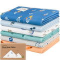 Organic Burp Cloths Baby Boy, Girl by KeaBabies