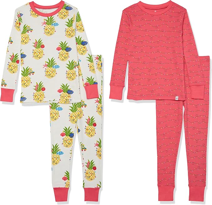 HonestBaby 4 Piece Pajamas Sleepwear Pjs 100% Organic Cotton by HonestBaby