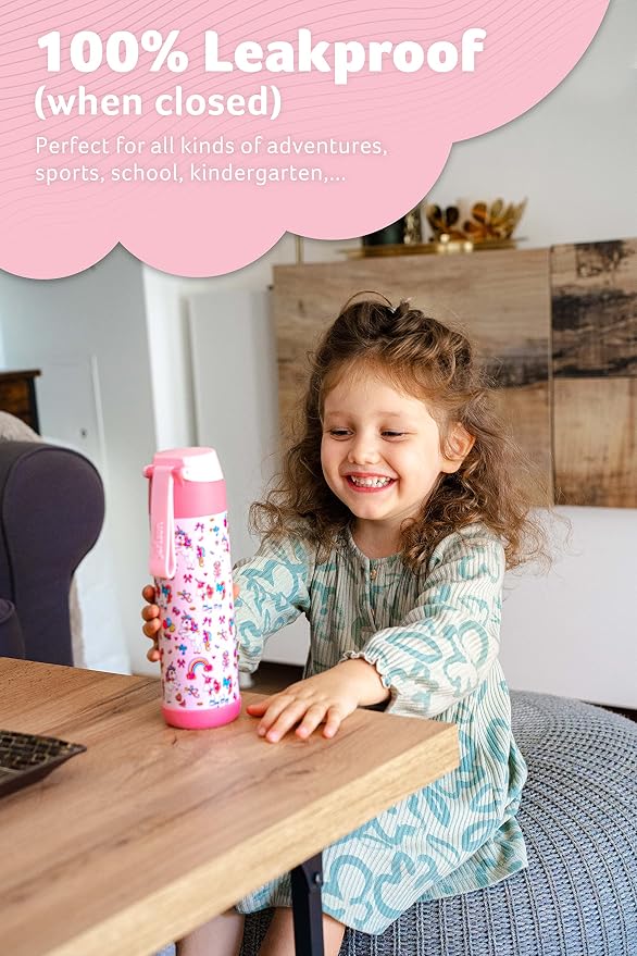 Jarlson® Mali Children's Water Bottle, Thermal Stainless Steel Water Bottle - Image 5