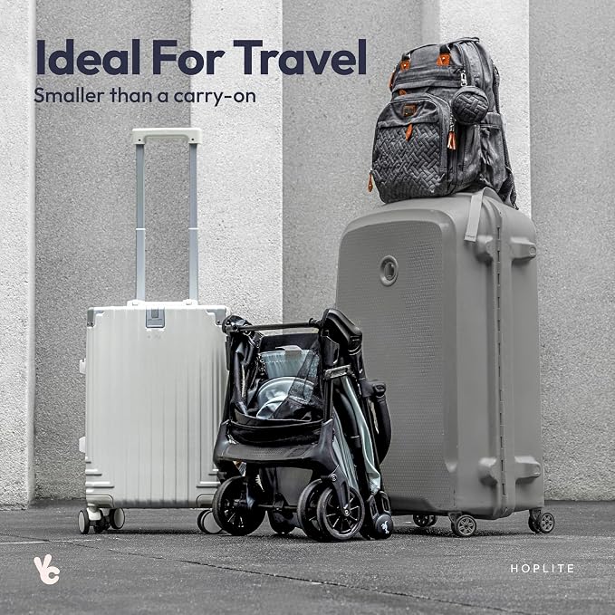 BabbleRoo Hoplite Compact Stroller – Lightweight Travel Stroller - Image 8