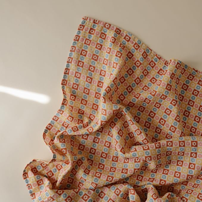 mushie Muslin Baby Swaddle Blanket | 100% Organic Cotton - Image 2