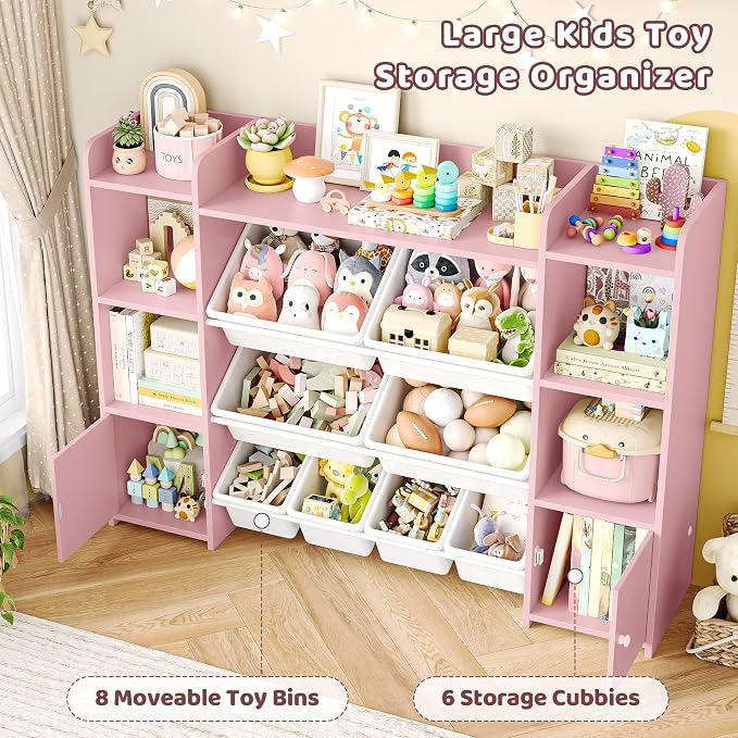 FOTOSOK 55''Large Toy Storage Organizer - Image 6