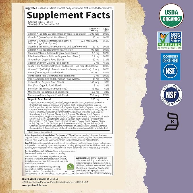 Garden of Life Prenatal Vitamins - Image 7