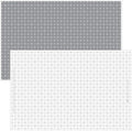 Gray and White Disposable Placemats by HomeWorthy