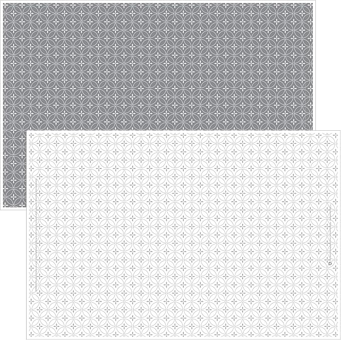 Gray and White Disposable Placemats by HomeWorthy