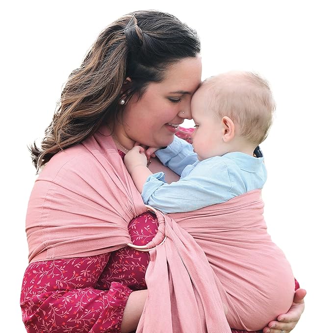 Nalakai Luxury Ring Sling Baby Carrier, Soft Linen Blend Baby Sling, Baby Wrap by NALAKAI