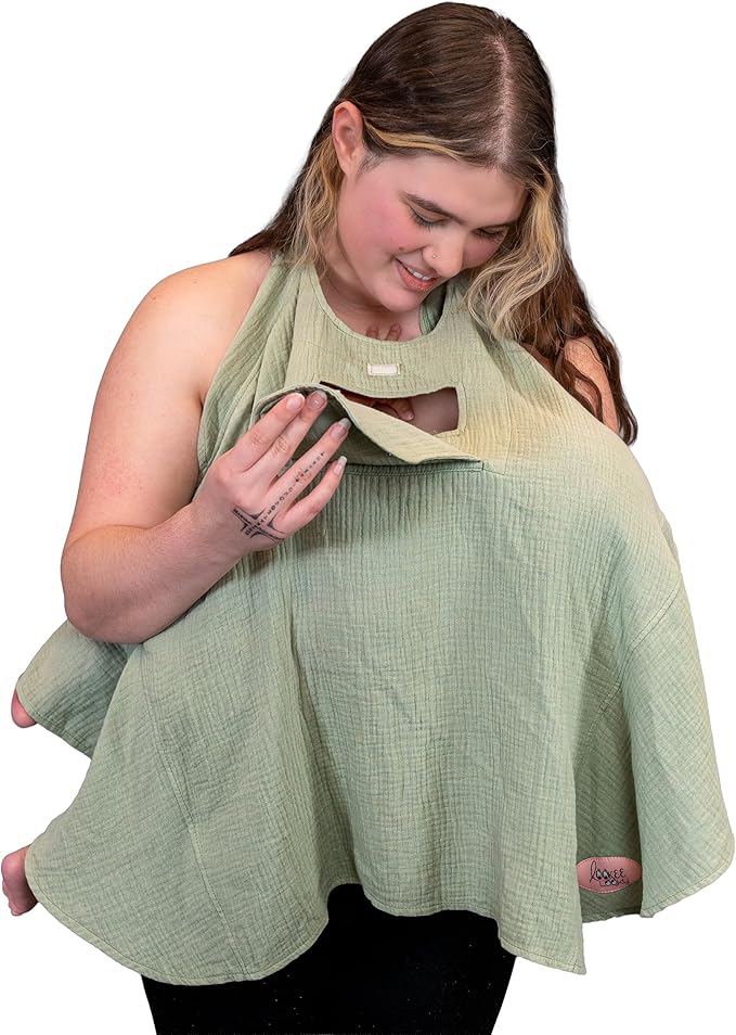 Muslin Nursing Cover for Baby Breastfeeding – by Lookee+Looky