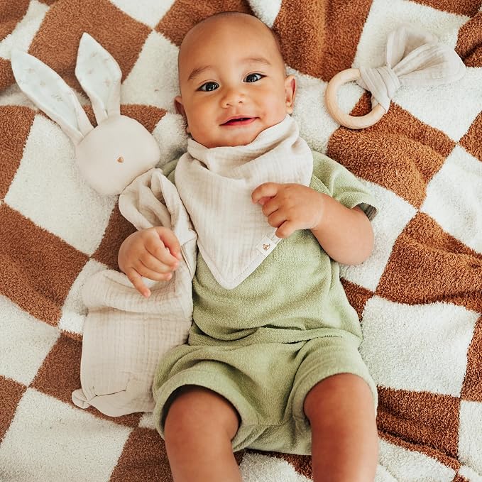 Mikito Organic Cotton Newborn Gift Box, Unisex Baby Gift Set incl. Muslin Lovey - Image 9