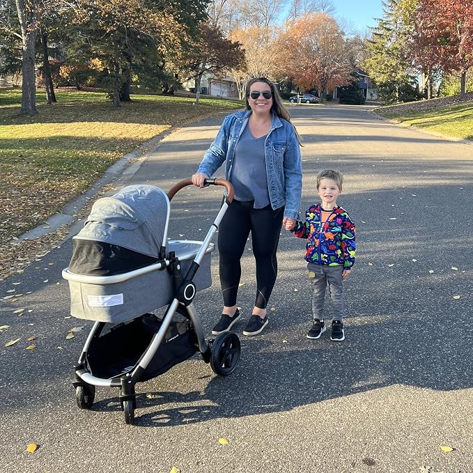 Mompush Ultimate2 Baby Stroller, Premium Convertible Full-Size Stroller - Image 8