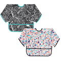Bumkins - Sleeved Bib - For Boys & Girls, Babies & Toddlers 6-24 Months - by Bumkins