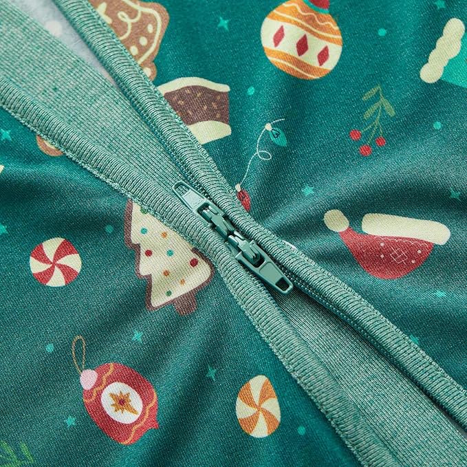 pureborn Baby Infant Boys Girls Sleeper Snug Fit Viscose from Bamboo Pajamas - Image 5